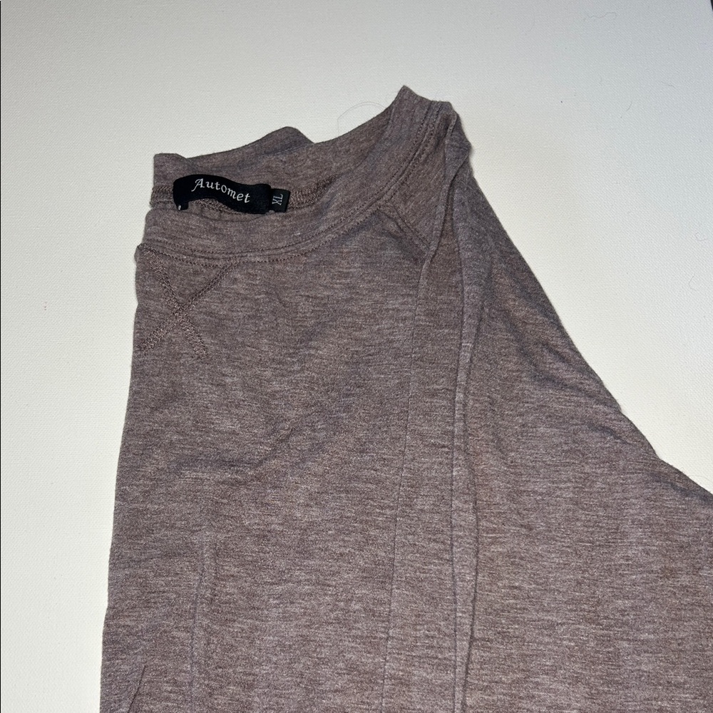 Athleta Heathered Brown Top